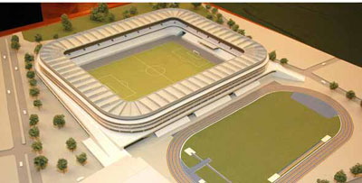 Una más para la bienal de maquetas de estadios colombianos.